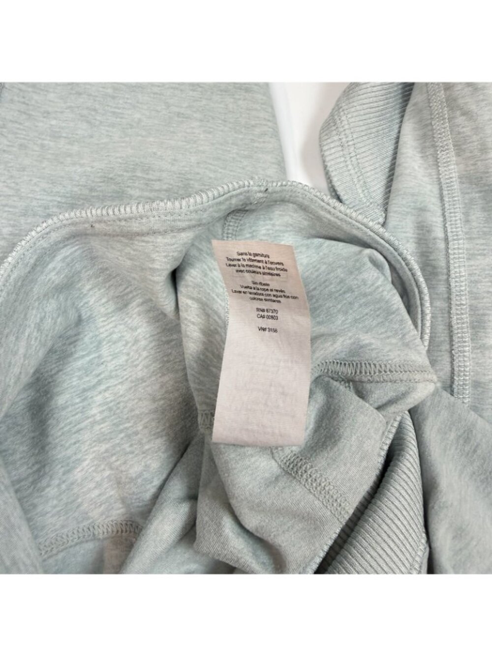 ALO Yoga Alosoft Matching Set XS Serenity Sports Bra + Lounge Leggings Heathered - Picture 14 of 16